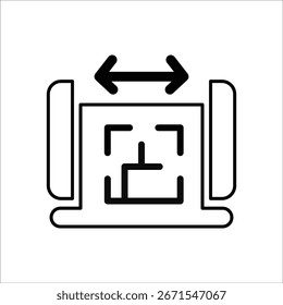 blueprint icons. simple line vector