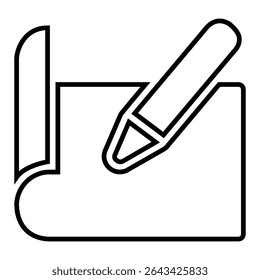 Blueprint line icon design. Blueprint thin black outline symbol vector illustration. editable stroke icon on transparent background.