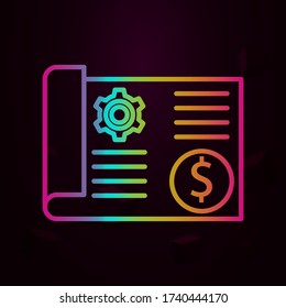 blueprint nolan icon Simple thin line, outline vector of Robotics engineering icons for ui and ux, website or mobile application