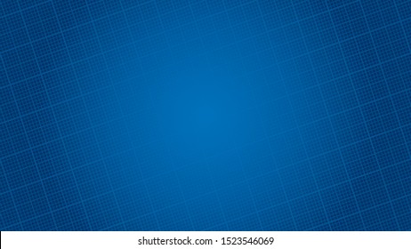 Blueprint paper background  Vector pattern and copy space for business presentation web design  Wide screen 4K HD 16x9