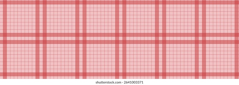 Blueprint pink and red graph seamless pattern with overlay grid texture. Horizontal vector banner for school, collage, scrapbook and design template.