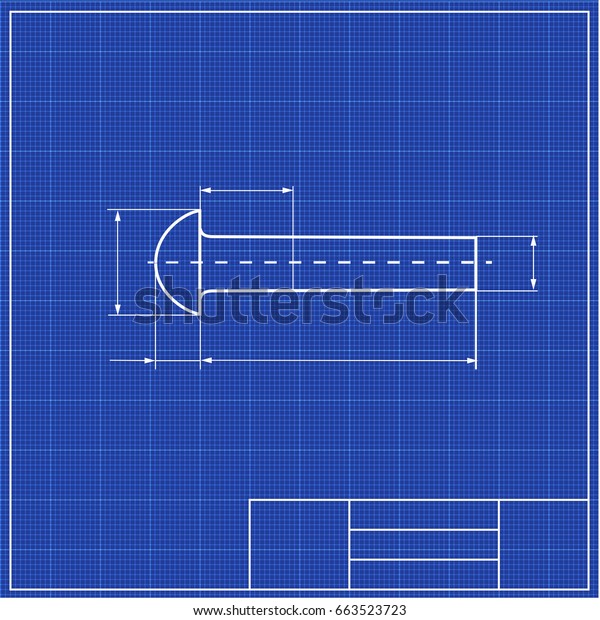 blueprint screw profile with framework scale,\
Blueprints. Mechanical engineering drawings of gear. Cover. Banner.\
Technical Design White and\
blue
