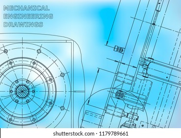 Blueprint Sketch Vector Engineering Illustration Cover Stock Vector ...