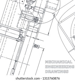 Blueprint, Sketch. Vector engineering illustration. Cover, flyer, banner, background. Corporate Identity