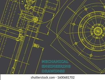 Blueprint, Sketch. Vector engineering illustration