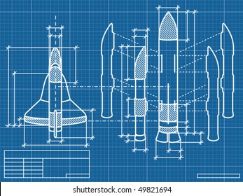 Blueprint Of The Spaceship