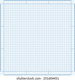 Blueprint technical grid background. Graphing engineering paper in vector format eps10