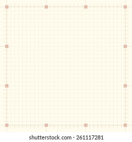 Blueprint technical grid background. Graphing engineering paper in vector format eps10