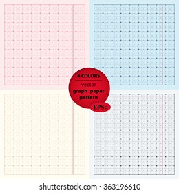 Blueprint technical grid background. Graphing scale engineering paper in vector format eps10