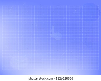 plano - fondo vectorial con grillas, arañazos y manchas para dibujos industriales, esquemas y diseños conceptuales en arquitectura, industria o negocio