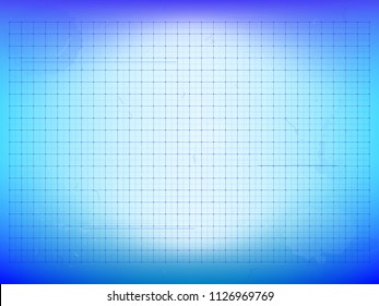 blueprint - vector background with grids, scratches and blots for industrial drawings, outline and concept designs in architecture, industry or business