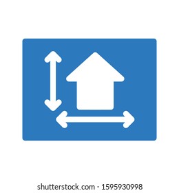 blueprint vector glyph color icon 