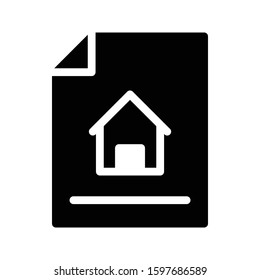 blueprint vector glyph flat icon 