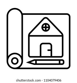 blueprint vector icon
