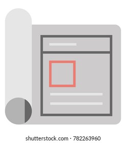 Blueprint Vector Icon
