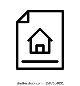 blueprint vector thin line icon 