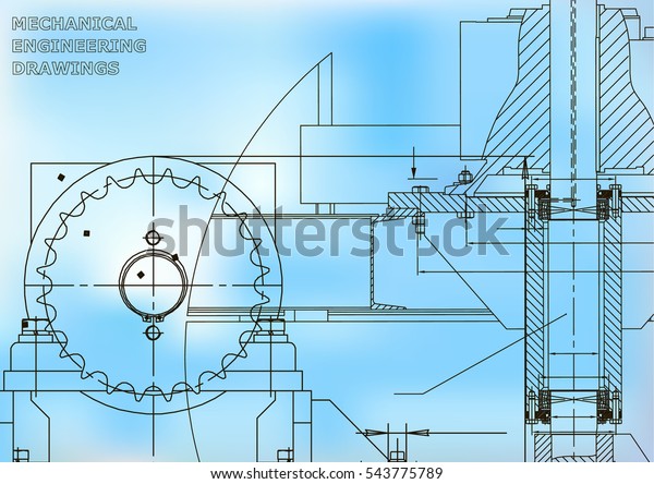 Blueprints Engineering Backgrounds Mechanical Engineering Drawings ...