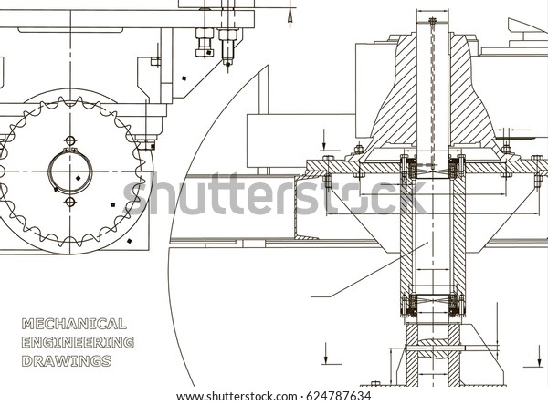 Blueprints Engineering Backgrounds Mechanical Engineering Drawings ...