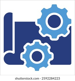 Blueprints Icon Element For Design