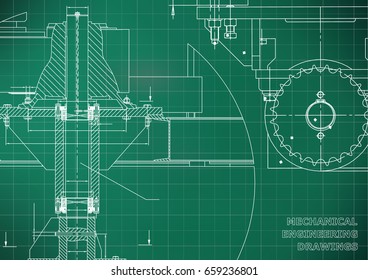 Blueprints Mechanical Construction Engineering Illustrations Technical ...