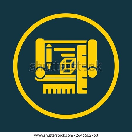 Blueprints trendy vector art design fascinating amazing design colorful useful illustration.eps
