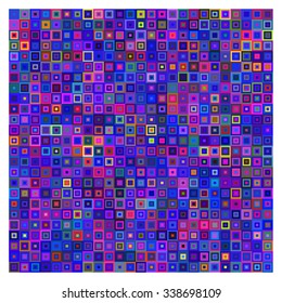 Blue,purple square pattern background. Simplistic mosaic and minimalist abstract vector wallpaper.