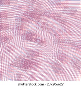 Blue-Red Toned USA Flag Background