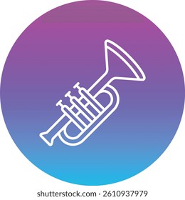 Blues vector icon. Can be used for printing, mobile and web applications.