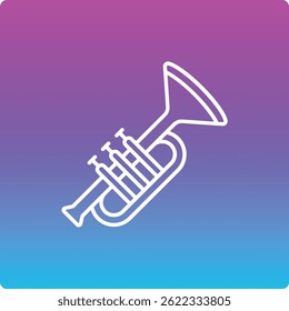 Blues vector icon. Can be used for printing, mobile and web applications.