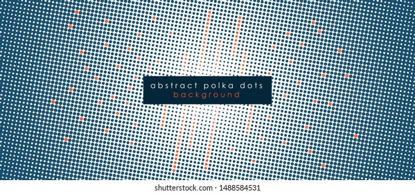 Blue-stone Pastel polka dots background.