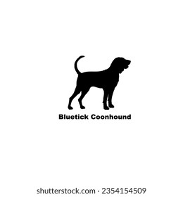 Bluetick Coonhounddog silhouette dog breeds Animal Pet