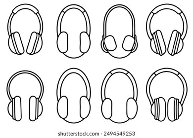 Bluetooth Headphone Art Creative Line Art Illustration Techniques Guide