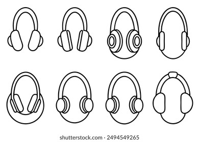 Bluetooth Headphone Art Detailed Line Art Illustration Ideas Collection