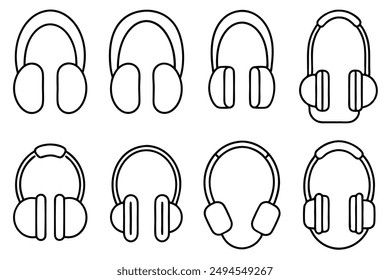 Bluetooth Headphone Art Simple Line Art Illustration Ideas Inspiration