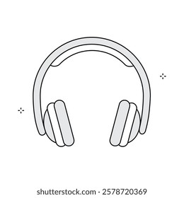 Bluetooth Headphone Earphone Headset Vector Icon Design