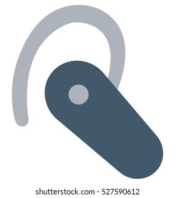 Bluetooth Headset Vector Icon