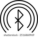 Bluetooth icon design for personal commercial use