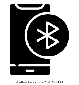 Bluetooth Icon Element For Design