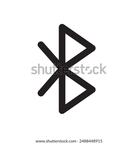 Bluetooth Icon Vector art image 