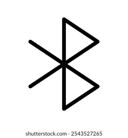 Bluetooth Icon Vector Symbol Design Illustration