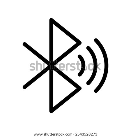 Bluetooth Icon Vector Symbol Design Illustration