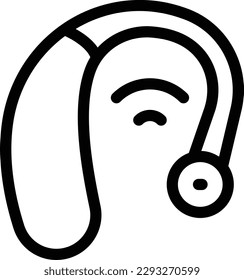 bluetooth Vector illustration on a transparent background.Premium quality symbols.Thin line vector icon for concept and graphic design.