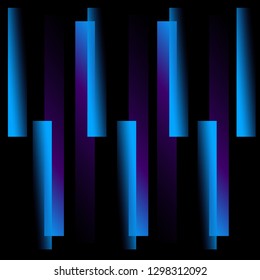 Blue-violet abstract rectangular shapes, dynamic shapes and gradients.