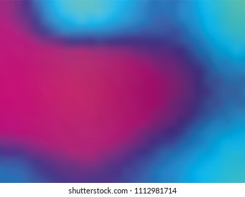 Blue-violet gradient holographic background. Style 80s - 90s. Colorful texture Minimal design. For your creative design cover, screensavers, banners, book, printing, gift card, fashion, phone.