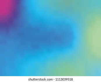 Blue-violet gradient holographic background. Style 80s - 90s. Colorful texture Minimal design. For your creative design cover, screensavers, banners, book, printing, gift card, fashion, phone.