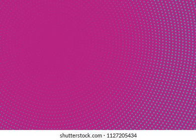 Blue-violet halftone pattern. Pop art style. Digital gradient. Vector illustration.