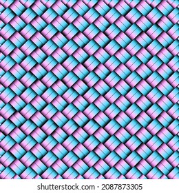 Blue-violet ornament, with a metallic sheen