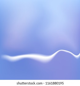 Blue-violet-lilac cloudy sky scenery - blurred gradient mesh - digital watercolor