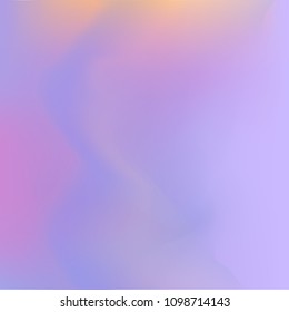 Blue-violet-lilac tinted foggy space - blurred gradient mesh background