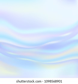 Blue-violet-lilac tinted wave shapes - soft pastel colours - blurred gradient mesh background